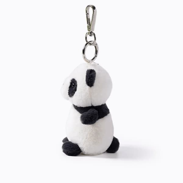 Shy Little Panda Keychain Doll Pendant