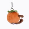Sweetheart Orange Keychain Bag Charms