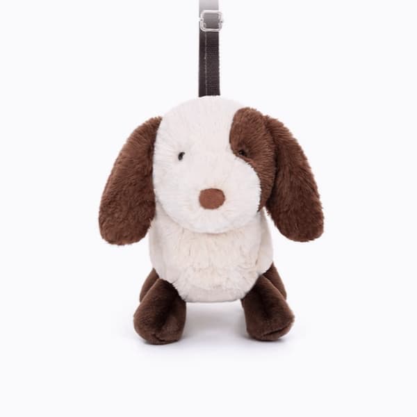 Dachshund Crossbody Bag Cute Plush Backpack