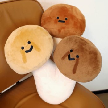 Mushroom plush doll pillow ornament