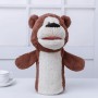Cute plush bear set hand puppet interactive toy