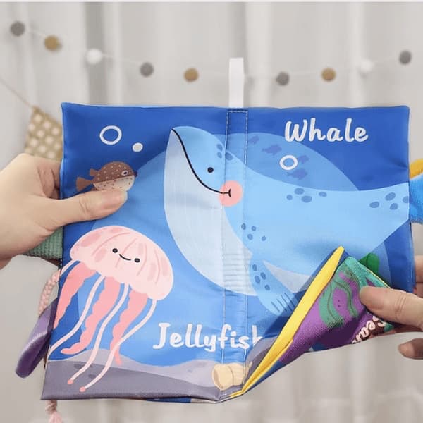 Ocean Cubic Tail Cloth Book